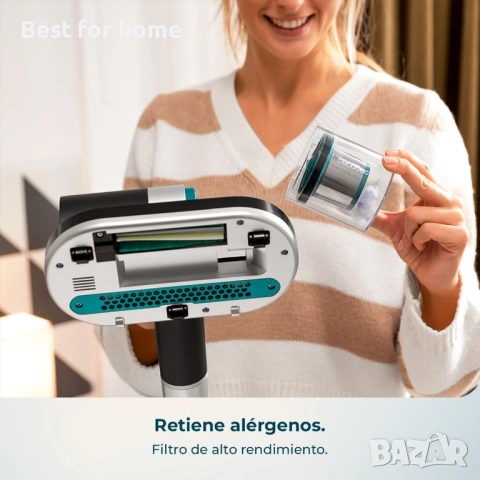 Cecotec Ръчна прахосмукачка за матраци и тапицерии,улавя алергените, снимка 8 - Парочистачки и Водоструйки - 53537528