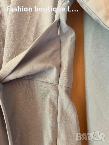 Светло синя блузка с коланче и широки ръкави с цип отстрани 🩵, снимка 5 - Тениски - 51203346