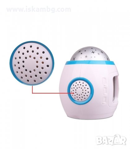 ДЕТСКИ НАСТОЛЕН МУЗИКАЛЕН ЧАСОВНИК С ПРОЖЕКТОР ЗА ЗВЕЗДИ - код 1038, снимка 6 - Други - 33977781