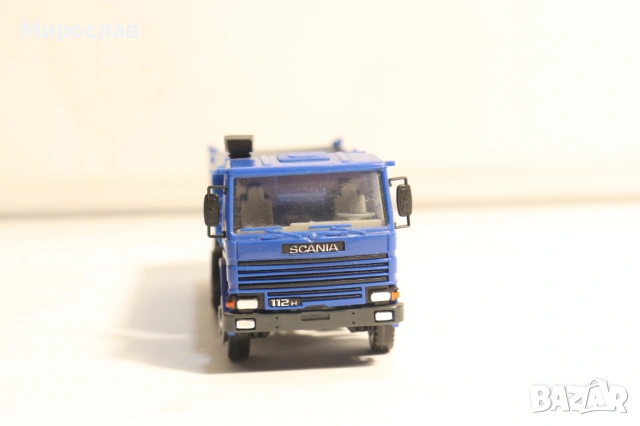 HERPA 1:87 SCANIA САМОСВАЛ ГОНДОЛА КАМИОН МОДЕЛ, снимка 2 - Колекции - 53745179