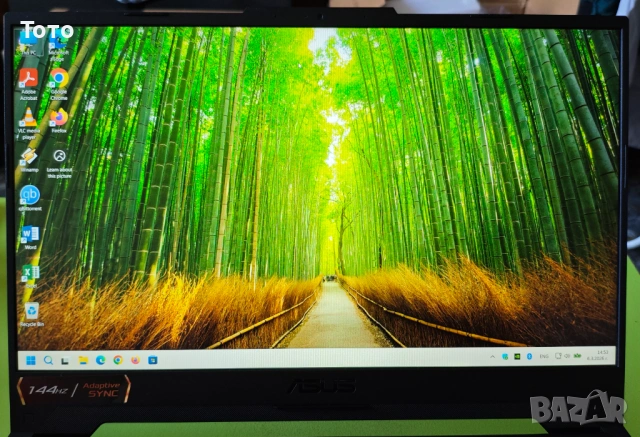 Продавам геймърски лаптоп ASUS TUF Gaming F15 FX507ZC4 - като НОВ, снимка 3 - Лаптопи за игри - 53735809