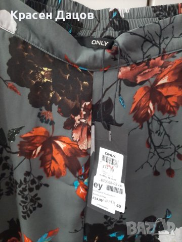 Летен дамски панталон ONLI  чисто нов, снимка 2 - Панталони - 42015887