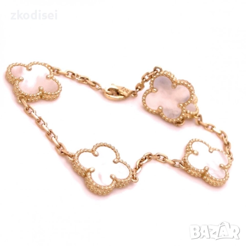 Златна мъжка гривна Cleef 10,16гр. 20,5см. 14кр. проба:585 модел:33700-3, снимка 3 - Гривни - 51650675