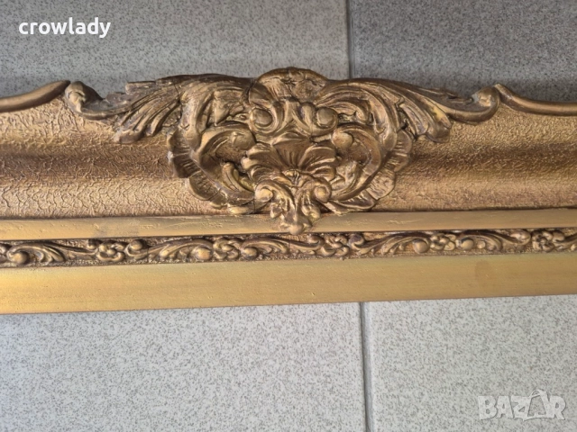 Барокова златна дървена рамка за гоблен картина огледало 10, снимка 8 - Картини - 52983086