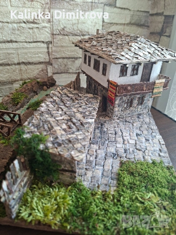 Макет на къща в Боженци-изцяло ръчна изработка., снимка 3 - Декорация за дома - 53783868