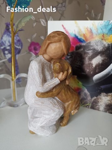 Нова Ангелска Кучешка фигура/Подарък любител кучета/Декорация, снимка 7 - Други - 41528919