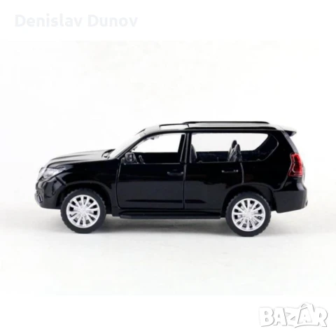 1:42 Toyota Land Cruiser Prado Тойота Ленд Крузер черен металик, снимка 2 - Коли, камиони, мотори, писти - 51213712
