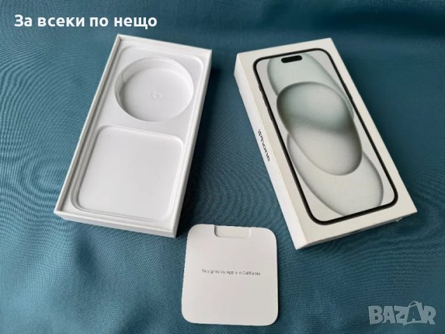   Оригинална Кутия за iphone 15 Plus , Black , 128GB, снимка 7 - Резервни части за телефони - 48169505