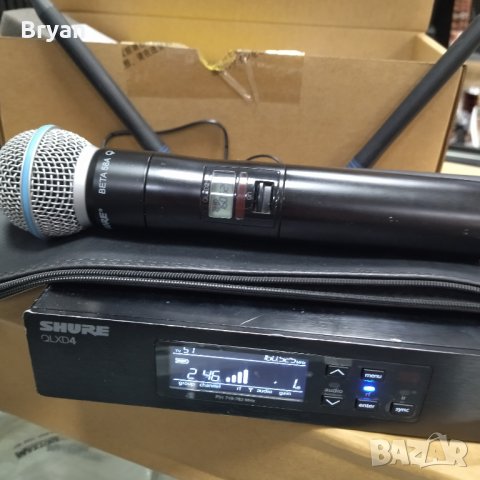 Shure QLXD4 / Beta 58 wireless microphone system