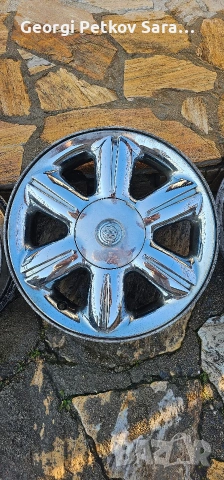Оригинални хромирани джанти Mopar 16" за Chrysler PT Cruiser – Made in USA, снимка 4 - Гуми и джанти - 53658936