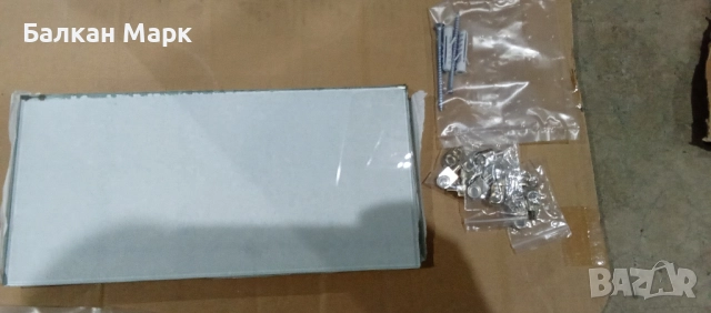 Шкаф за баня – бял гланц, 140×35×20 см – вакуумно ламиниран, със забележки, снимка 4 - Шкафове - 52564441