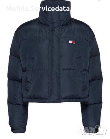 Оригинално дамско зимно яке Tommy Jeans – 5XL – чисто ново с етикети – червено/бяло/син принт