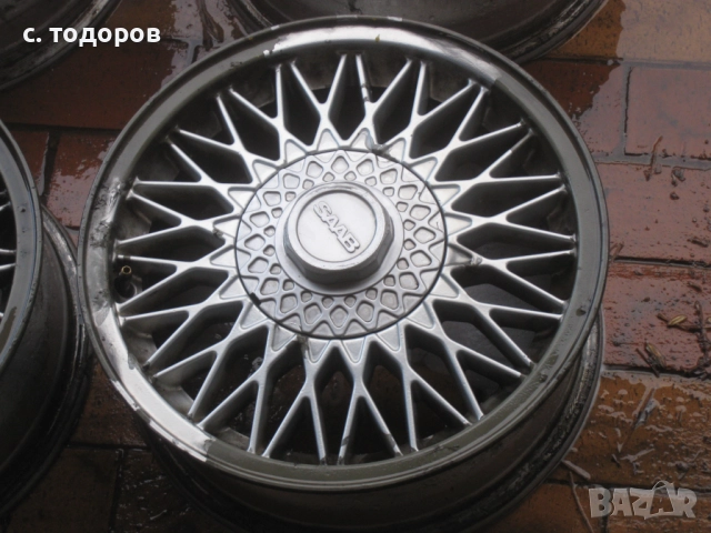 SAAB 900 / SAAB 9000 джанти CROSS SPOKE (6*15), снимка 3 - Части - 52754753