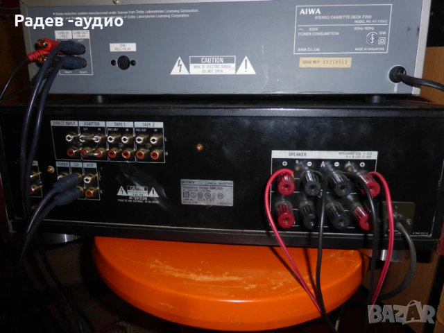 Sony F570ES с тон колони12 инча баси, снимка 4 - Ресийвъри, усилватели, смесителни пултове - 53538930