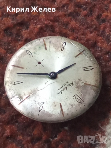 Механизъм с циферблат от стар ръчен часовник 52058, снимка 6 - Мъжки - 52260840