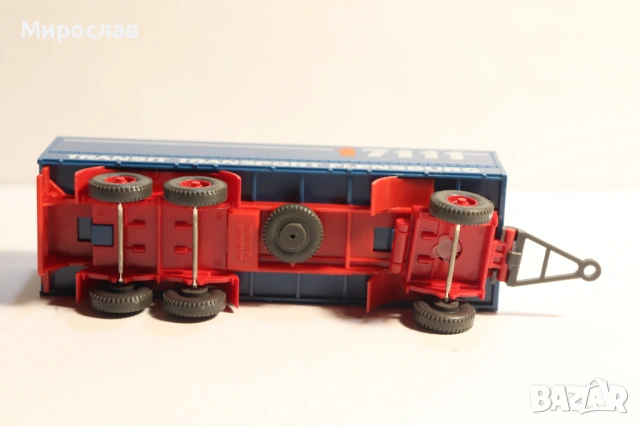 WIKING H0 1/87 РЕМАРКЕ КАМИОН МОДЕЛ ТИР, снимка 3 - Колекции - 53166686