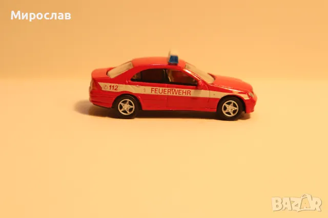 Joy City 1:72 MERCEDES BENZ ПОЖАРНА МОДЕЛ КОЛИЧКА ИГРАЧКА, снимка 4 - Колекции - 49038832