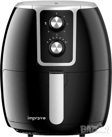 Improve IMPFR3701 фритюрник с горещ въздух 3,5 литра 1500 W 200°C 30 минути таймер