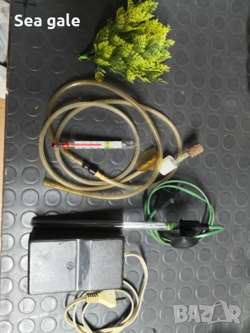 Компресор за въздух и нагревател за аквариум