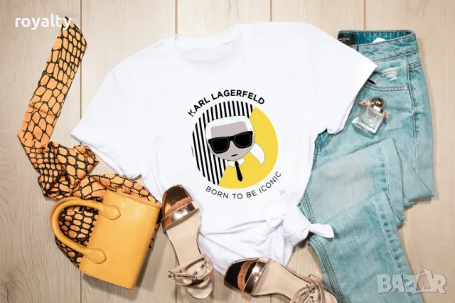 Karl Lagerfeld дамски тениски Различни дизайни , снимка 2 - Тениски - 49549829