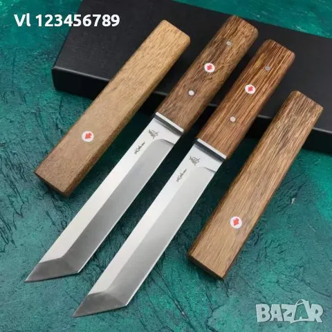 Висок клас японски ТАНТО нож KIBU JP06 WOOD, Стомана D2,HRC 58-60, снимка 3 - Ножове - 47726942