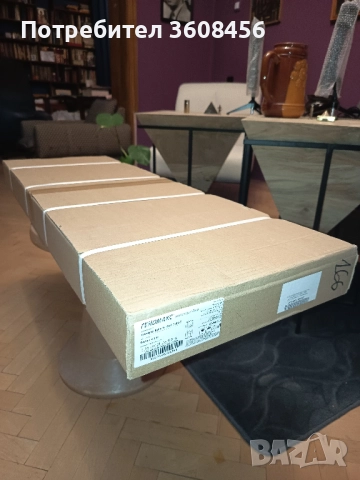 етажерка 35/106/33 см бяла от пдч с регулируеми крачета Кубо 3, снимка 2 - Етажерки - 51802107