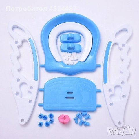 Детска седалка-адаптор за тоалетна чиния със стълба, снимка 6 - Други - 51638273