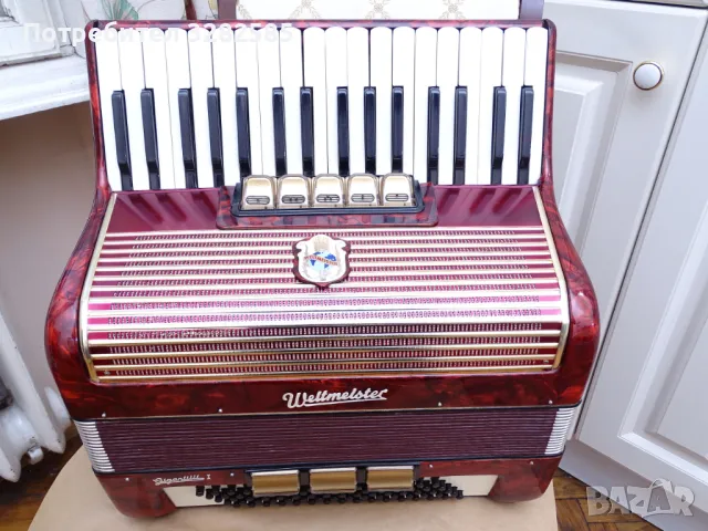 Акордеон Велтмайстер Гигантили 80 баса, снимка 4 - Акордеони - 48137211