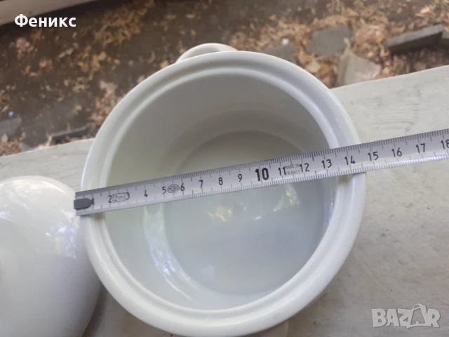 Стар малък детски супник - български порцелан, снимка 8 - Антикварни и старинни предмети - 51357786