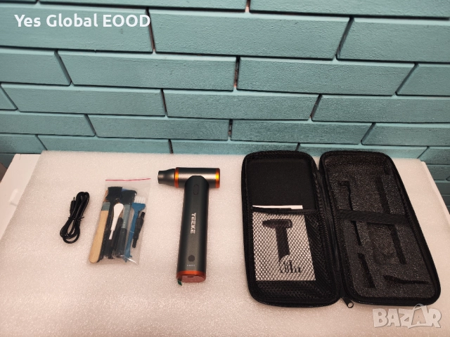 Електрически въздушен компресор 180000 об/мин 8000mAh алуминиев, снимка 7 - Компресори - 52422631