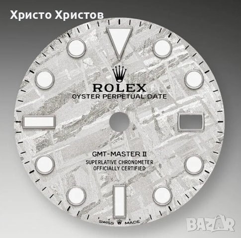 Луксозен мъжки часовник Rolex GMT-MASTER Meteorite, снимка 3 - Мъжки - 41567426