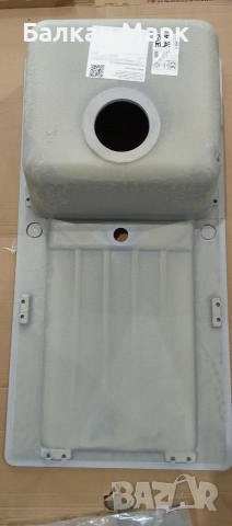 Гранитна кухненска мивка PYRAMIS ZAKO 1B1D – Granite Croma с дефекти 🔹, снимка 5 - Мивки - 52837246