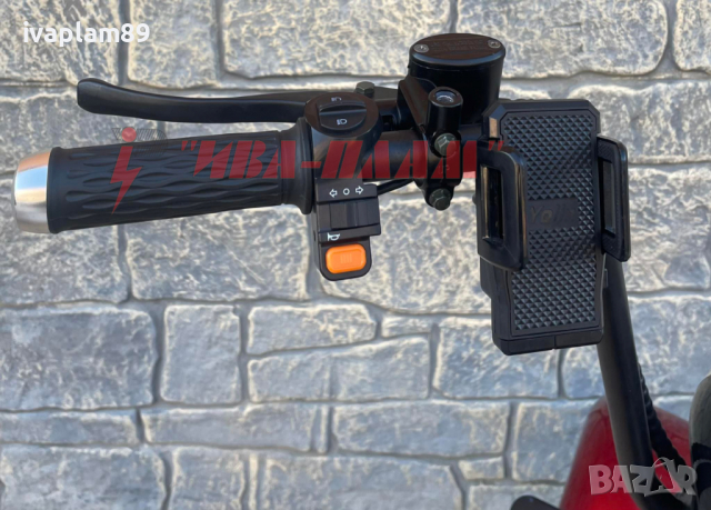 Електрически скутер ’Harley’ 1500W 60V+LED Дисплей+Преден LED фар+Bluetooth+Аларма+Мигачи и габарити, снимка 9 - Мотоциклети и мототехника - 36418268