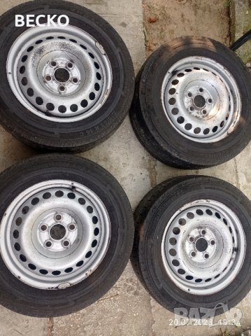 Джанти с гуми Транспортер Т5, снимка 11 - Гуми и джанти - 41611986