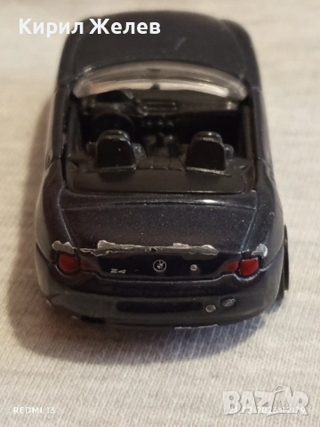 Метална количка спортен модел BMW Z4 много красива за КОЛЕКЦИЯ ДЕКОРАЦИЯ 31790, снимка 4 - Колекции - 53571086