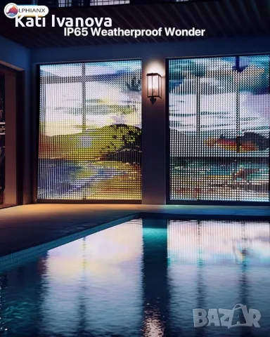  Smart LED  Светлинна  завеса лед завес за празник 540 LEDs 1.50 x 2 м  WiFi SMART светлини, Lphianx, снимка 9 - Други стоки за дома - 48338415