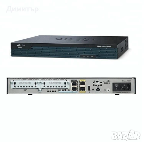 Офис рутер Cisco 1921 ISR G2 – 2x Gigabit, EHWIC слотове