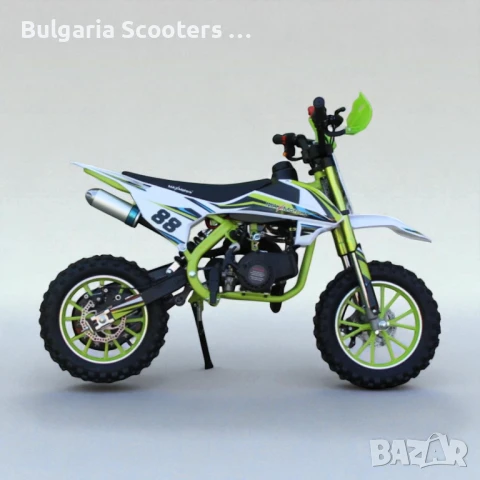 Детски бензинов кросов мотор MaxMotors MX SPORT 49CC - Green, снимка 3 - Мотоциклети и мототехника - 51269835
