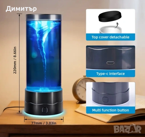 Led лампа торнадо, снимка 2 - Лед осветление - 53848939