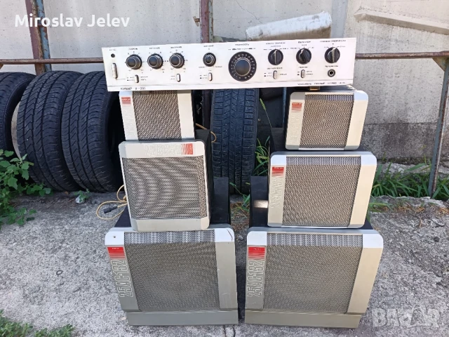 усилвател с тонколони , снимка 3 - Ресийвъри, усилватели, смесителни пултове - 51319326