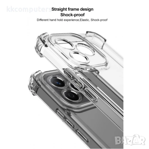 IMAK UX-4 Прозрачен Калъф + Скрийн Протектор за vivo X200 Pro 5G – Удароустойчив TPU Дизайн, снимка 2 - Калъфи, кейсове - 50734099