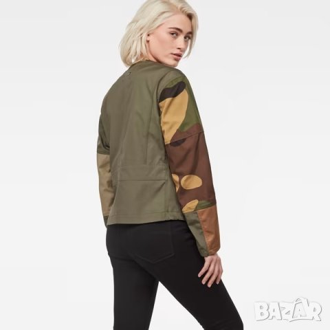 Ново! G-Star Aefon Field Spm Overshirt Green WMN Дамско Яке Размер М, снимка 5 - Якета - 41695069