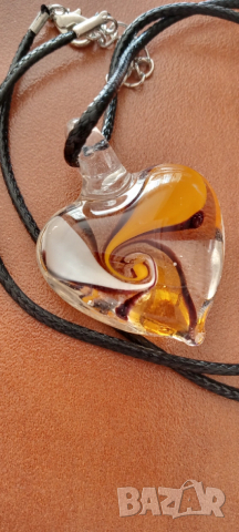 Мурано стъкло. Колие , снимка 2 - Колиета, медальони, синджири - 53743862