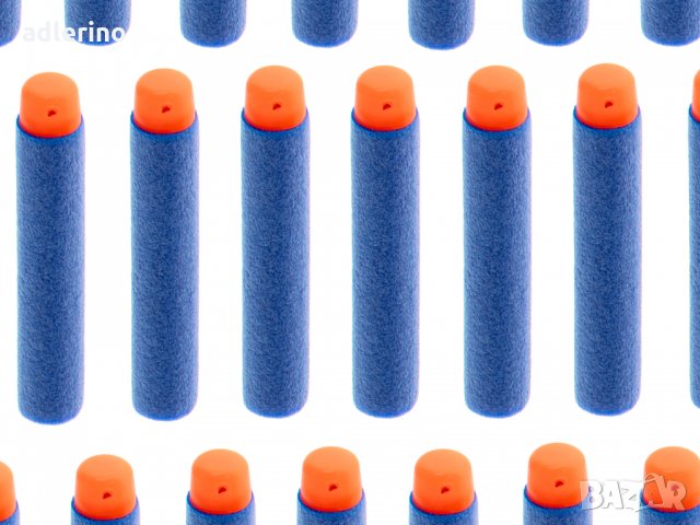 Комплект от 96 броя NERF патрони, стрели за автоматични карабини НЕРФ, снимка 3 - Коли, камиони, мотори, писти - 34458703