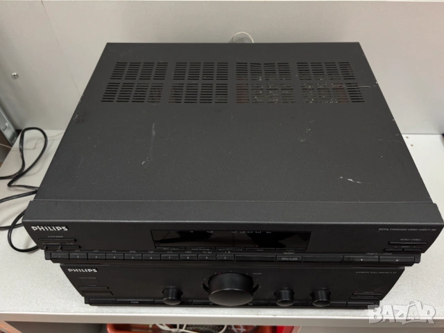 Hi-Fi стерео ресийвър (комбиниран усилвател и тунер) Philips Type 70FR "Easy Logic", снимка 3 - Ресийвъри, усилватели, смесителни пултове - 53796569