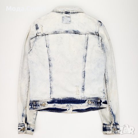 Denim Co Tie-Dye Дънково Яке Деним (M-L), снимка 4 - Якета - 38729982