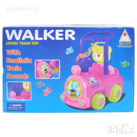 Детско влакче за бутане – ярки цветове, музика и забавление, снимка 4 - Други - 52281130