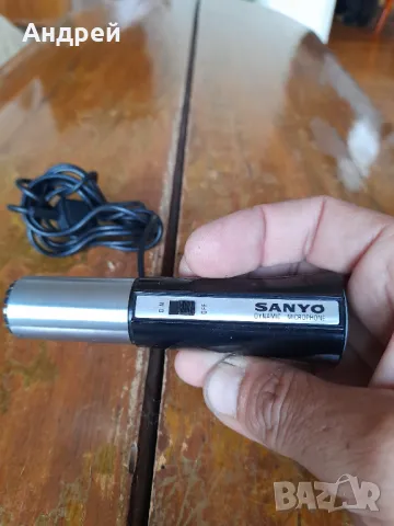 Стар микрофон SANYO HM-41, снимка 2 - Други ценни предмети - 47270322