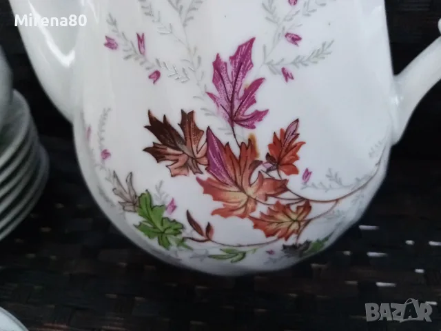 Български сервиз за кафе * Дъбов лист* - нов !, снимка 3 - Сервизи - 56061195