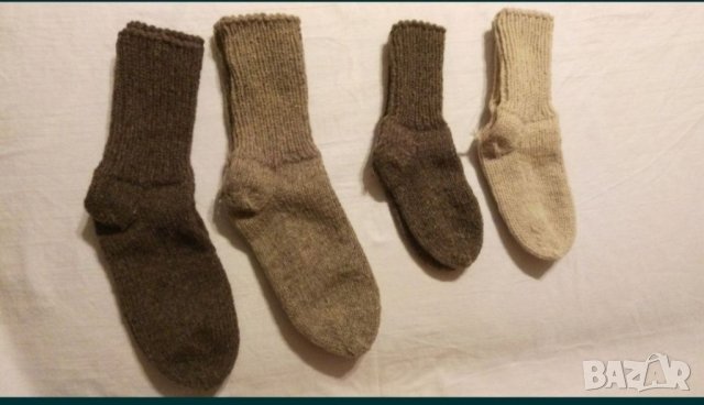 Вълнени чорапи 100% вълна, снимка 1 - Дамски чорапи - 41889535